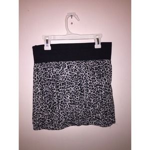 Cheetah Print Skirt