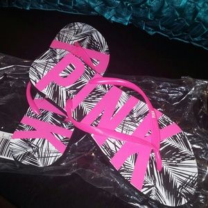 Brand New PINK Flip Flops size 10