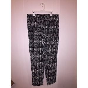 Geo-pattern High Waisted Pants
