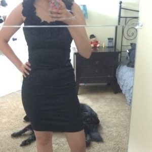 Formal black dress