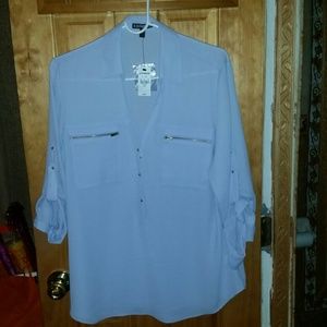 LIGHT LAVENDER COLORED EXPRESS BLOUSE