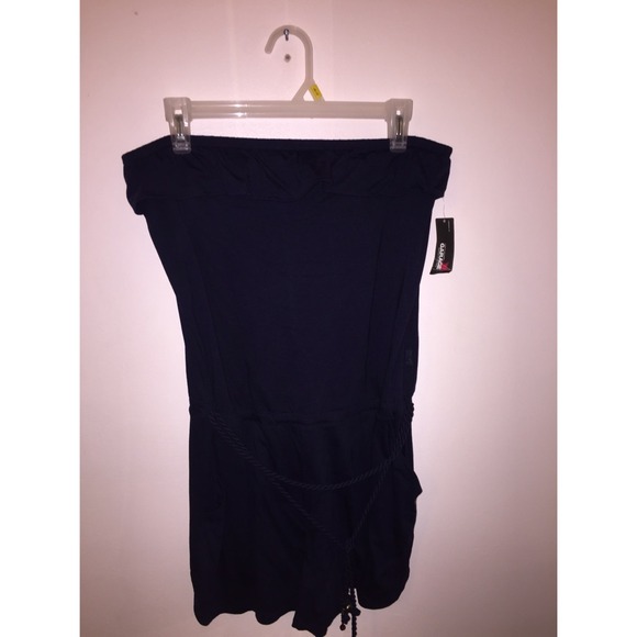 Navy Blue Romper