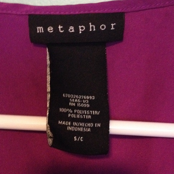 Purple Top W/ Ruffles - Picture 2 of 4