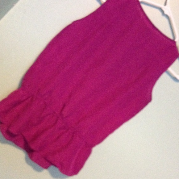 Purple Top W/ Ruffles - Picture 3 of 4