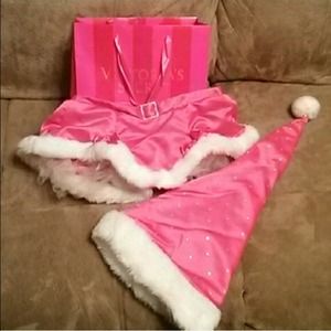 Pink santa lingerie