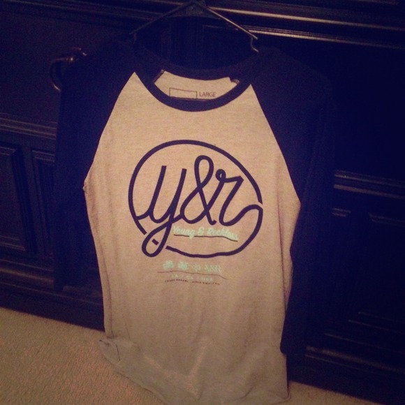 PacSun Young and Reckless Baseball Shirt