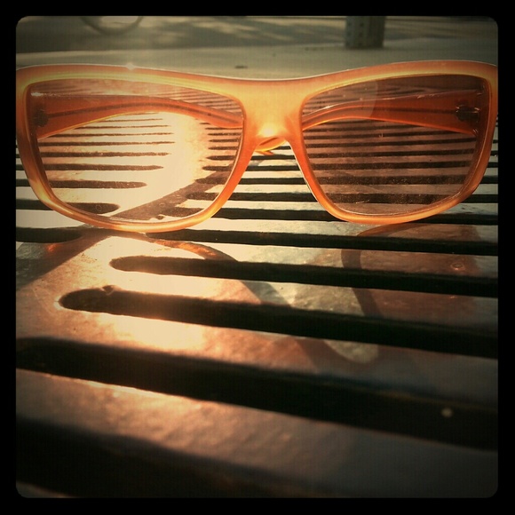 Armani peach sunglasses