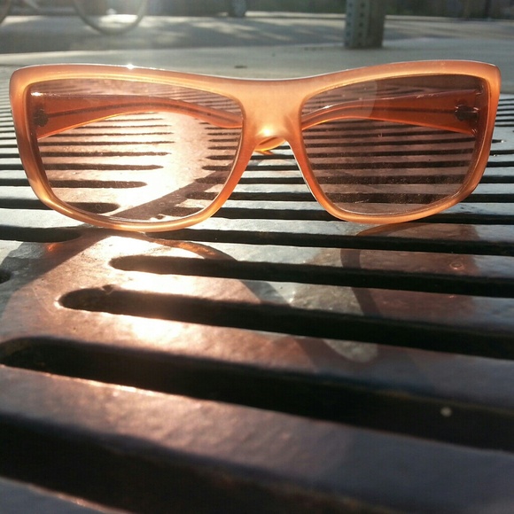 Armani peach sunglasses