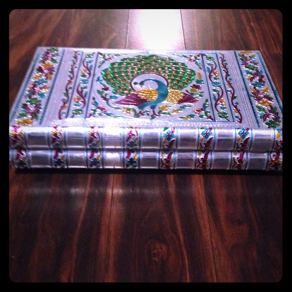 Beautiful silver jewelry box