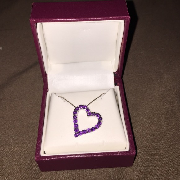 Helzberg Purple Heart necklace