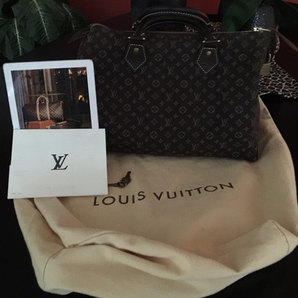 ‼️sold‼️Louis Vuitton speedy M.M Lin EBEN  30 - Picture 3 of 4
