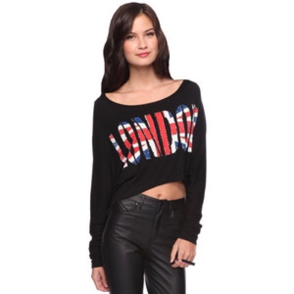 Rhinestone London Top