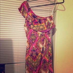 Paisley pattern dress