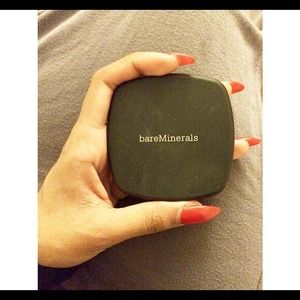 Bare minerals press powder.