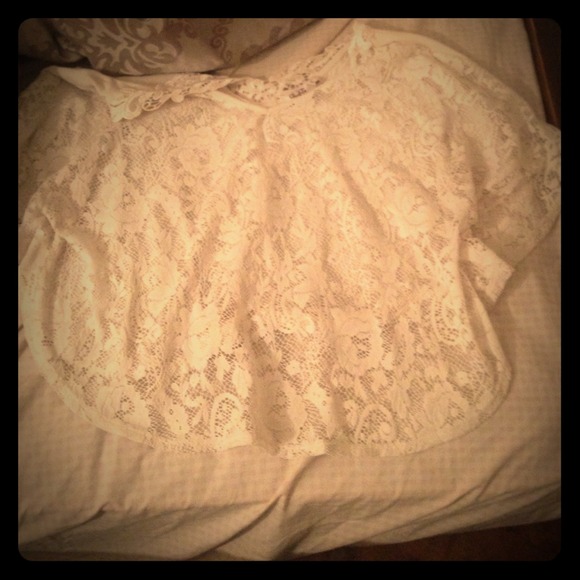 Lace crop top