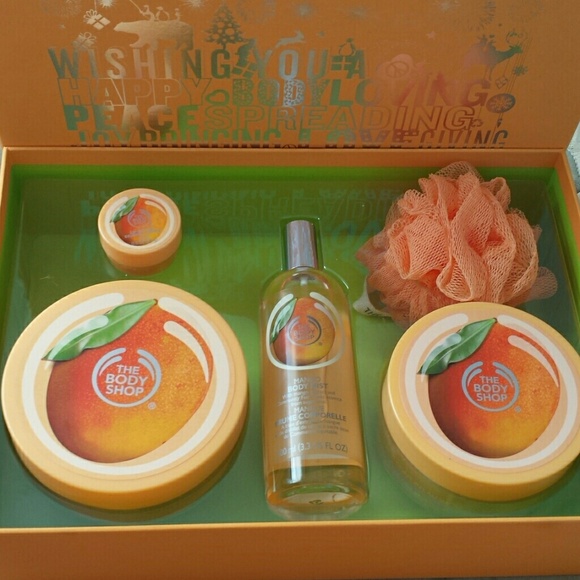 Mango body products. From the Body Shop