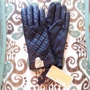 NWT Michael Kors Leather Gloves