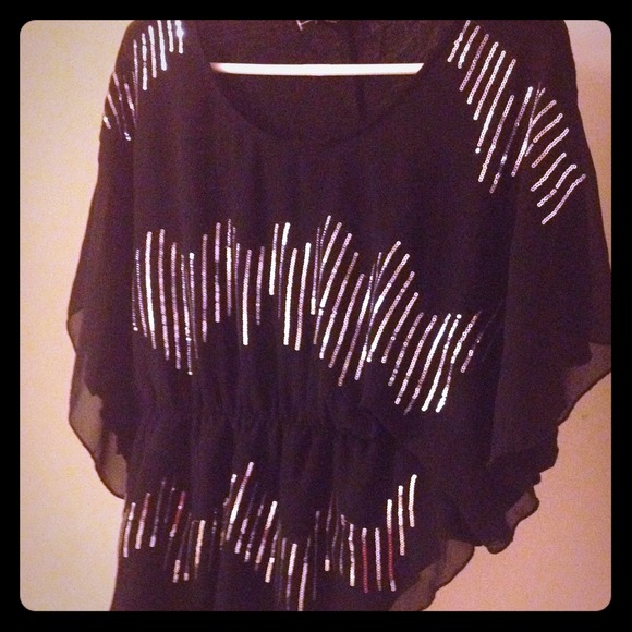 Dressy black top