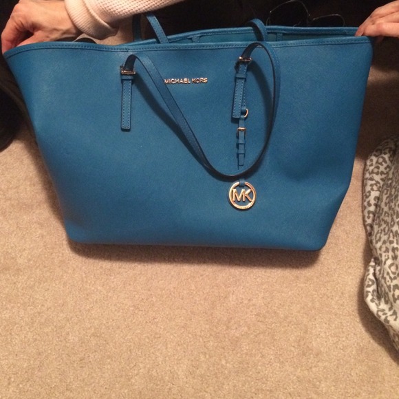 Teal tote