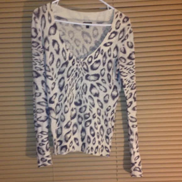 Cream Leopard Cardigan