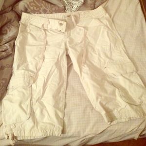 White Capri dress pants
