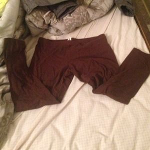 Brown leggings