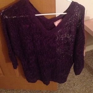 Purple sweater