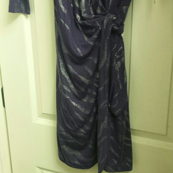 GUESS PURPLE RHINESTONE DRESS - Picture 3 of 4