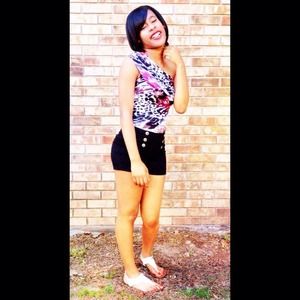 Multi colored cheetah print top