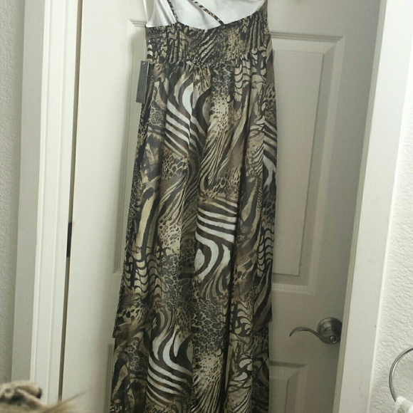 Maxi Animal print Dress - Picture 3 of 4