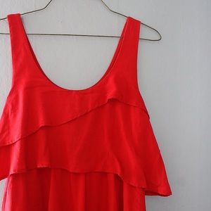 💎 HP✨ Red Asymmetrical Skater Party Dress