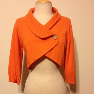 Cashmere orange sweater top