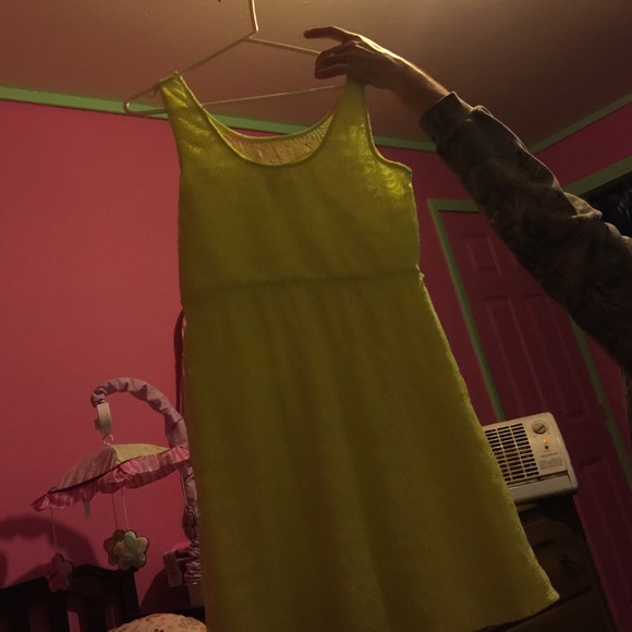 Pink and yellow dress