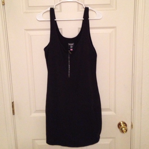 PINK Victoria's Secret Dresses & Skirts - Black Zipper Tank Dress