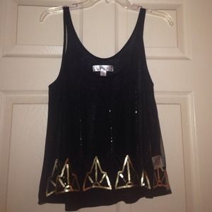 Decree. Sheer tank top.