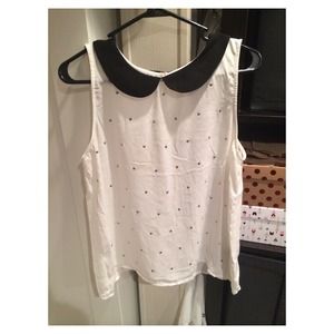 Forever 21 PeterPan Collar Sheet Tank Top!