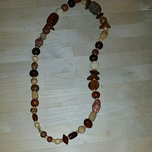 Wooden necklace