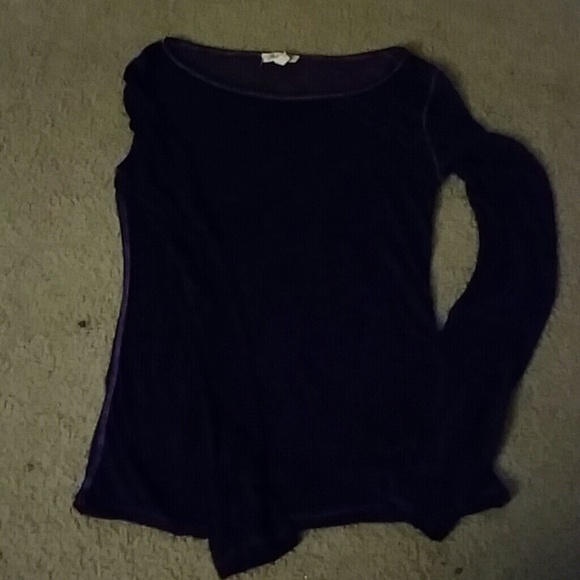 Sheer long sleeve shirt