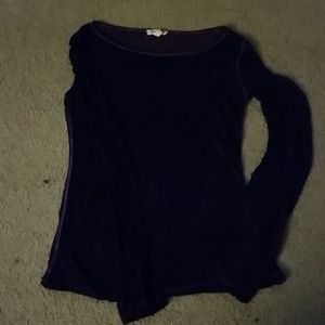 Sheer long sleeve shirt