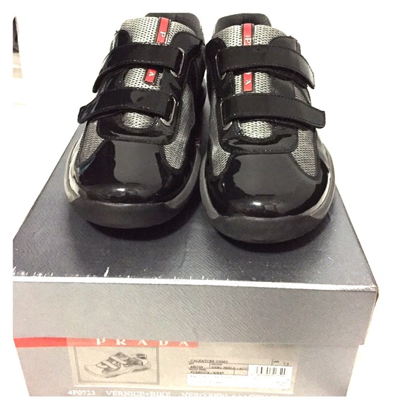 ✅NEGOTIABLE✅ Men's Prada Vernice Bike Sneakers