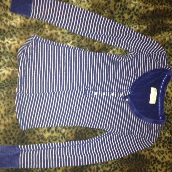 Victoria's Secret striped pj top