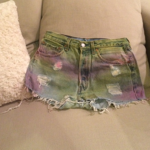 NWOT Tye Dye Cutoff Shorts🌈