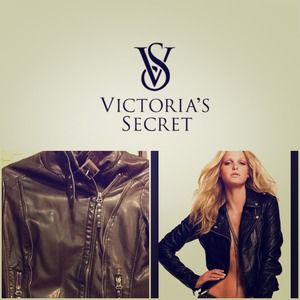 Leather pleather jacket from Victoria's Secret