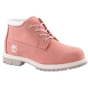 SOLD - Pink Timberland Boots