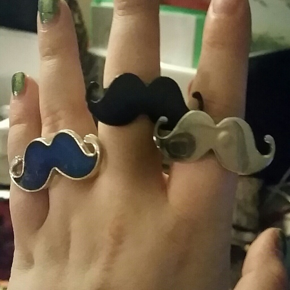 3 mustache set