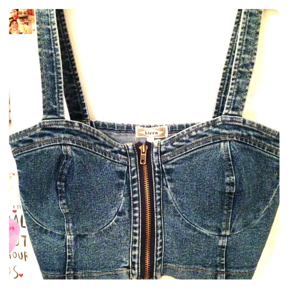 Denim Bralette