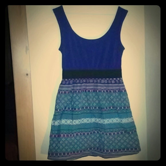 Royal blue dress
