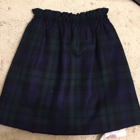 J. Crew City Mini plaid skirt