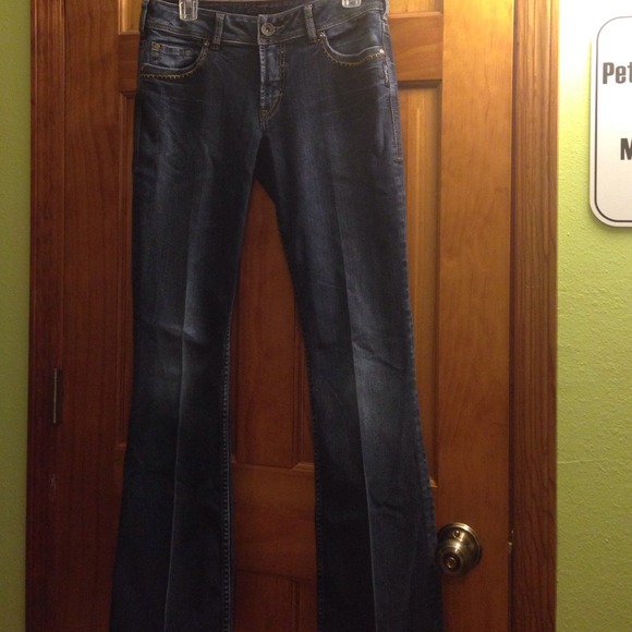 Silver blue jeans