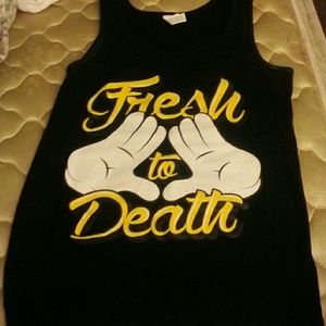 Fresh to death tank top